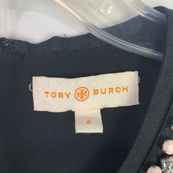 Tory Burch black with beaded neckline tank top - Picture 9 of 9